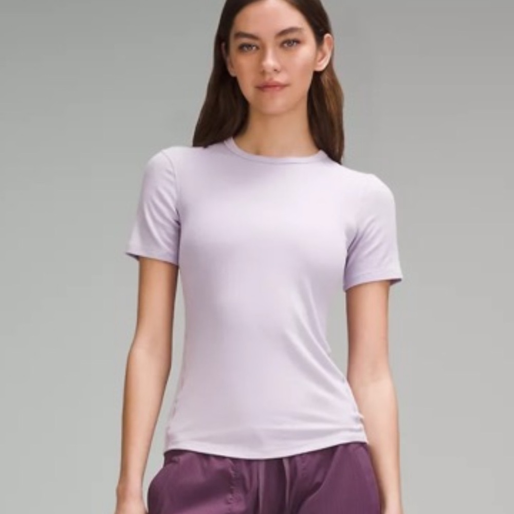 Lululemon Hold Tight Short-Sleeve Shirt in Lilac Ether
